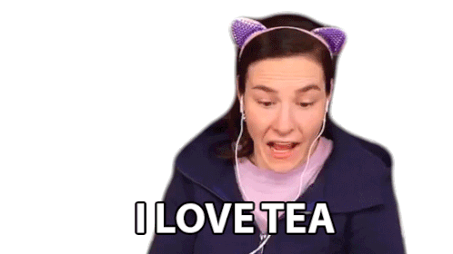 I Love Tea Cristine Raquel Rotenberg Sticker - I Love Tea Cristine Raquel Rotenberg Simply Nailogical Stickers