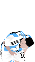 Lionel Messi Fifa World Cup Sticker