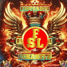 a logo with a crown and wings that says sisteretz