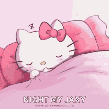 Hello Kitty Asleep GIF