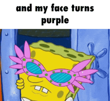 And My Face Turns Purple Spongebob GIF - And My Face Turns Purple Spongebob Hawaii Part Ii GIFs