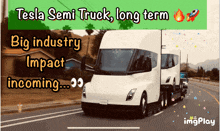 tesla hype lfg semi truck