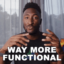 Way More Functional Marques Brownlee GIF - Way More Functional Marques Brownlee Way More Useful GIFs