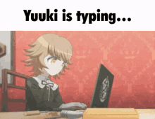 Yuuki Yuuki Is Typing GIF - Yuuki Yuuki Is Typing Typing GIFs