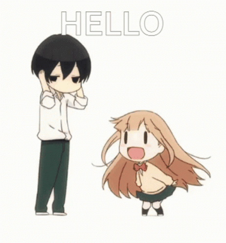 anime hello gif tumblr