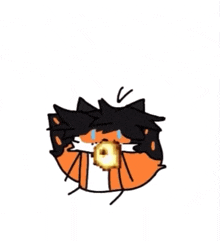a pixel art illustration of an explosion on a white background