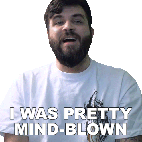 I Was Pretty Mind-blown Andrew Baena Sticker - I Was Pretty Mind-blown Andrew Baena I Was Incredibly Impressive Stickers