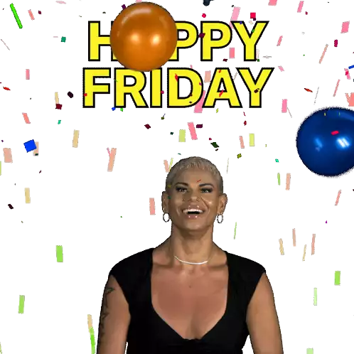 Thank God Its Friday Happy Friday Sticker - Thank God Its Friday Happy Friday Friday Stickers