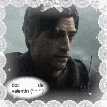 a picture of a man with the name doc de valentin