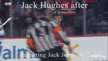 jack hughes devils new jersey devils jack johnson trade