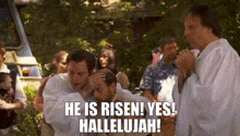 He Is Risen Hallelujah GIF - He Is Risen Hallelujah Blessed GIFs