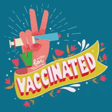 Vaccinated Illustration GIF - Vaccinated Illustration V For Vaccinated GIFs