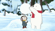 Bola Gigante De Nieve Polar GIF - Bola Gigante De Nieve Polar Chloe Park GIFs