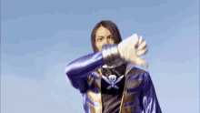 Roll Call Special GIF - Roll Call Special Gokai Blue GIFs