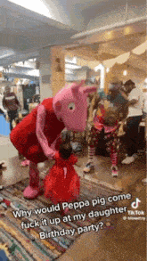 H4nakokuns Peppa Pig GIF - H4nakokuns Peppa Pig Why Would Peppa Pig Come Fuck It Up At My Daughter Birthday Party GIFs