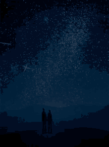 Couple Stargazing GIF - Couple Stargazing Stars GIFs