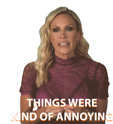 Thing Were Kind Of Annoying Real Housewives Of Orange County Sticker - Thing Were Kind Of Annoying Real Housewives Of Orange County Rhoc Stickers