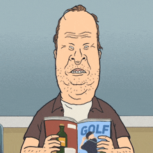 reading a magazine butt head mike judge%27s beavis and butt head s2 e8 browsing the magazine