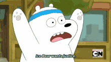 We Bare Besrs Ice Bear GIF - We Bare Besrs Ice Bear Ice Bear Wants Justice GIFs