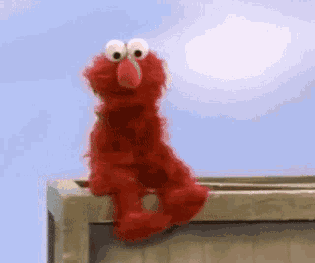 For Some Reason... Elmo-embarrassed