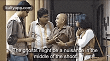 The Ghosts Might Be A Nuisance In Themiddle Of The Shoot!.Gif GIF - The Ghosts Might Be A Nuisance In Themiddle Of The Shoot! Bhooter Bhobishyot Bhooter Bhobishyat GIFs