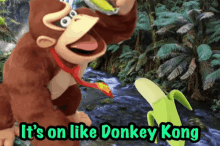 donkey kong banana nintendo