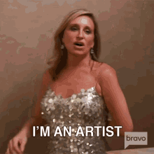 Im An Artist Real Housewives Of New York GIF - Im An Artist Real Housewives Of New York I Make Art GIFs
