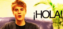 Justin Bieber Dice Hola GIF - Hola Justin Bieber GIFs