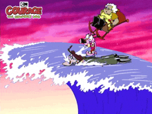 Surfing The Tide Courage GIF - Surfing The Tide Courage Muriel Bagge GIFs
