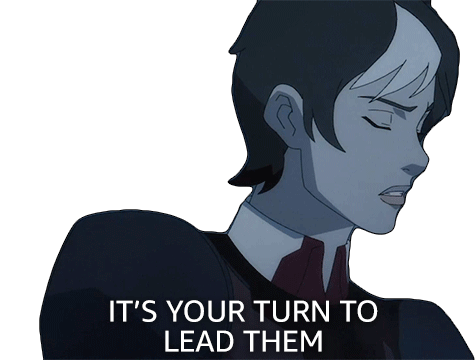 Its Your Turn To Lead Them Cassandra De Rolo Sticker - Its Your Turn To Lead Them Cassandra De Rolo The Legend Of Vox Machina Stickers