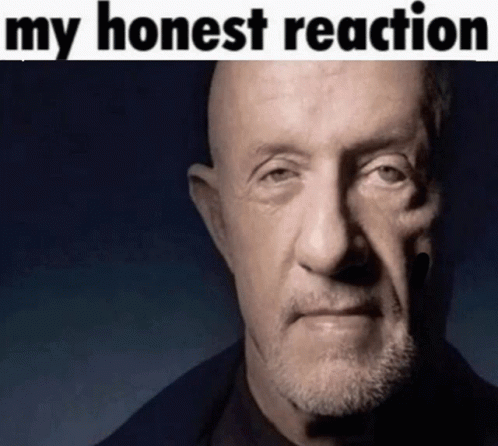 Mike Ehrmantraut My Honest Reaction GIF - Mike Ehrmantraut Mike ...
