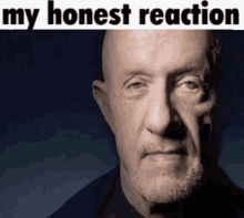 Mike Ehrmantraut My Honest Reaction GIF - Mike Ehrmantraut Mike Ehrmantraut GIFs