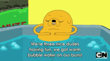 Bathtub Rap GIF - Adventure Time Jake Bath GIFs
