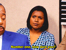 How Dare You Mindy Kaling GIF - How Dare You Mindy Kaling The Office GIFs