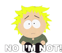No Im Not Tweek Tweak Sticker - No Im Not Tweek Tweak South Park Stickers