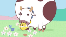 Vaca Flores GIF