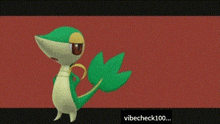 a cartoon of a snake with a green tail and a yellow head