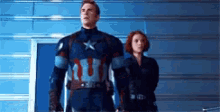 Captain America Chris Evans GIF - Captain America Chris Evans Scarlett Johansson GIFs