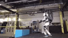 Robot Back Flip GIF - Robot Back Flip Robot GIFs