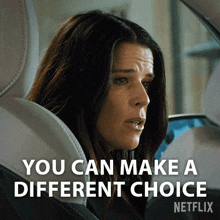 You Can Make A Different Choice Maggie Mcpherson GIF - You Can Make A Different Choice Maggie Mcpherson Neve Campbell GIFs