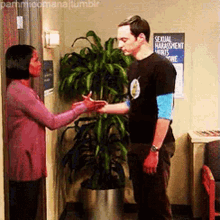 Sheldon Cooper Big Bang Theory GIF - Sheldon Cooper Big Bang Theory Handshake GIFs