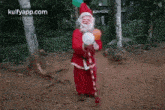 Santa Dance.Gif GIF - Santa Dance Happy Christmas Happy Xmas GIFs
