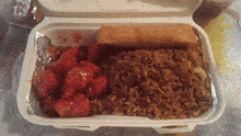 Chinese Food Sweet And Sour Pork GIF - Chinese Food Sweet And Sour Pork Egg Roll GIFs