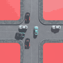 cars animation perfect insync traffic