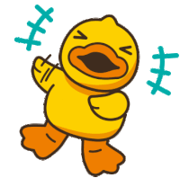 Rubber Duck Sticker - Rubber Duck Laughing Stickers