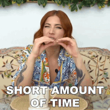 Short Amount Of Time Candice Hutchings GIF - Short Amount Of Time Candice Hutchings Edgy Veg GIFs