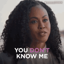 You Dont Know Me Marcie GIF - You Dont Know Me Marcie Marcie Diggs GIFs