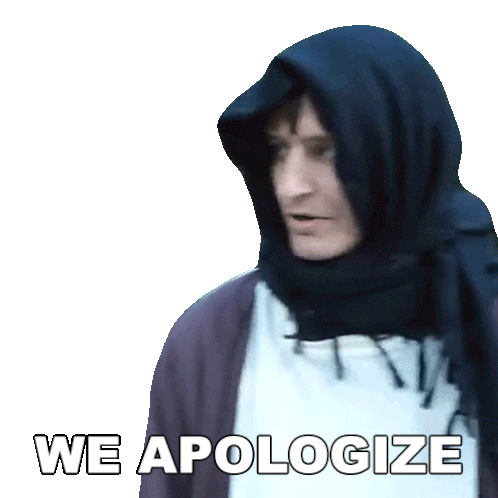 We Apologize Danny Mullen Sticker - We Apologize Danny Mullen We'Re Very Sorry Stickers