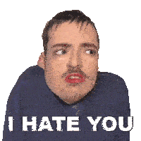 I Hate You Ricky Berwick Sticker - I Hate You Ricky Berwick I Despise You Stickers