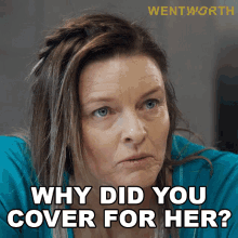 Why Did You Cover For Her Karen Proctor GIF - Why Did You Cover For Her Karen Proctor Wentworth GIFs